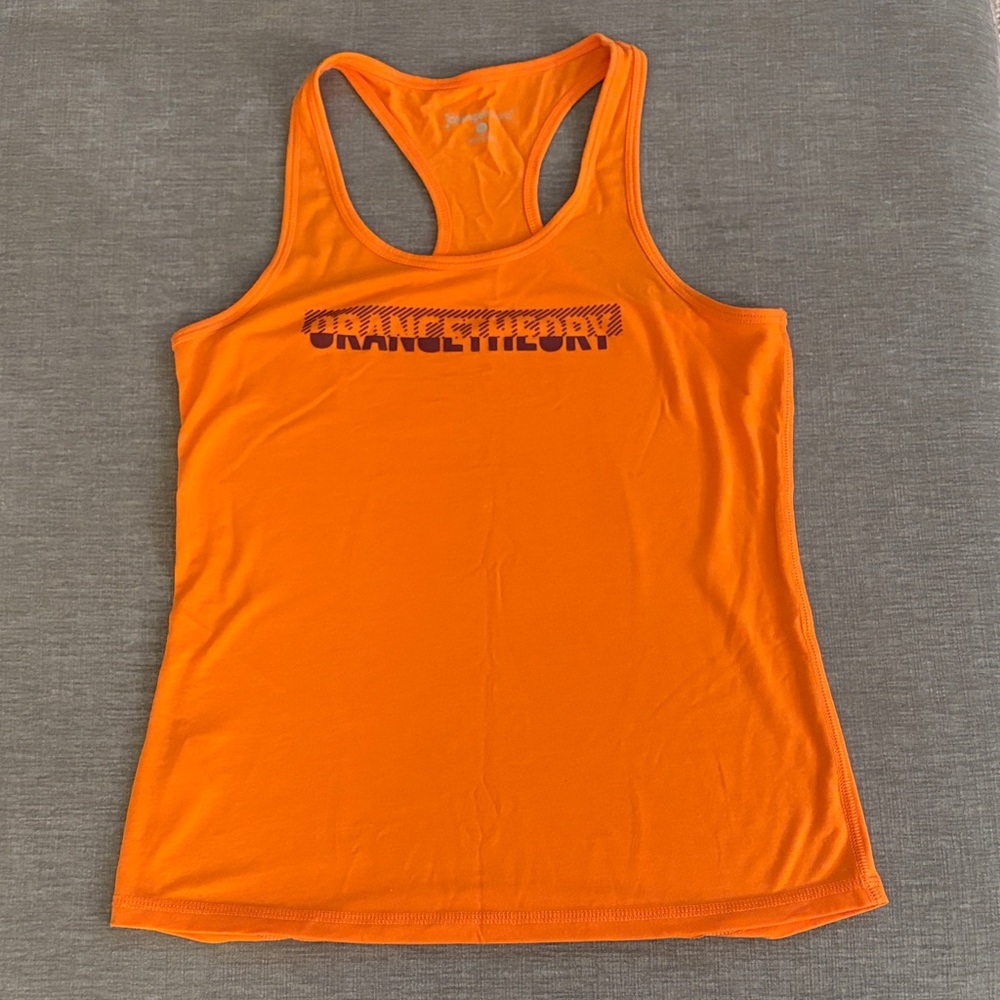 Orangetheory Bright Orange Racerback Tank